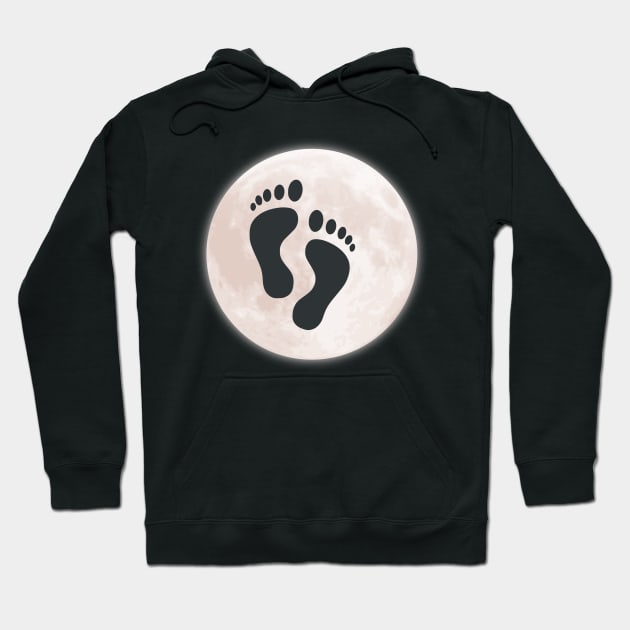 Step into the Cosmos, walk on the moon Hoodie by Toozidi T Shirts